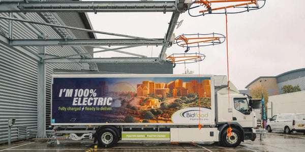 Success Story: Bidfood turns loading time into electric-truck charging time
