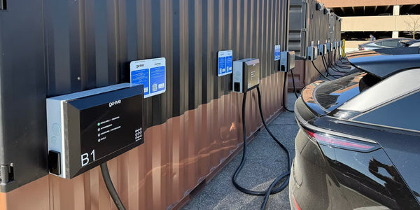 Could one rapid charger serve an entire row of fleet vehicles?