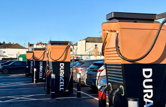 Duracell E-Charge Goes Live in Cheltenham with First-Ever 300kW Chargers