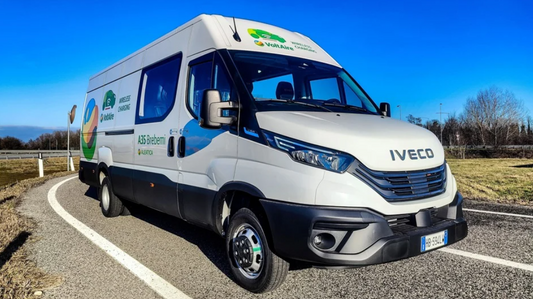 Iveco unveils wireless-charging van capable of powering-up while driving