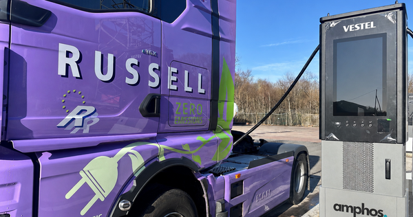 Coatbridge depot becomes Scotland's first megawatt truck-charging site