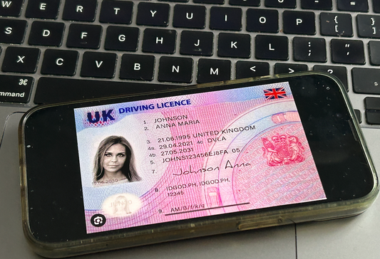 UK digital driving licence