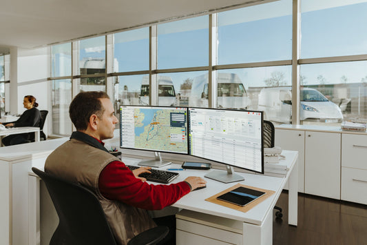 Webfleet telematics in use