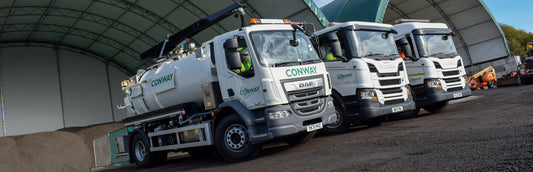 Conway utility trucks with Samsara telematics