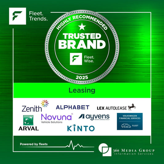 Trusted Brands in Fleet 2025/26 - Highly Recommended entries